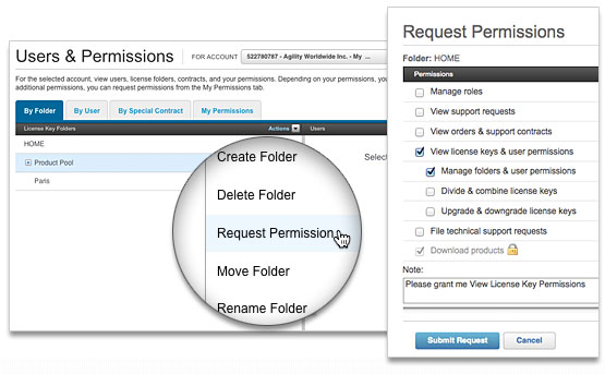 streamlined users permissions